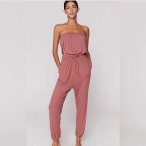 Spiritual Gangster Carmela Rib Cinched Jumpsuit